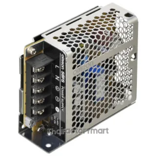 Covered type, 100 to 240 VAC, Power rating 25 W, Output: 12 V, Terminal block facing upward (Screw terminal), Harmonic current emissions