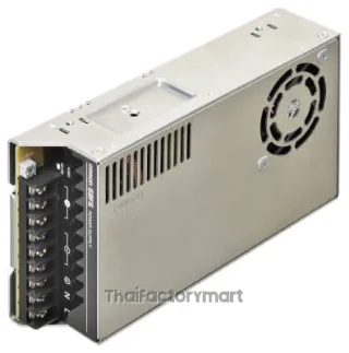 Covered type, with fan, 100 to 120 VAC/ 200 to 240 VAC, Power rating 350 W, Output: 12 V, Terminal block facing upward (Screw terminal)