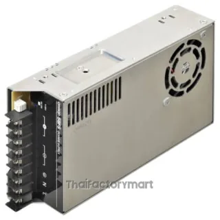 Covered type, with fan, 100 to 120 VAC/ 200 to 240 VAC, Power rating 350 W, Output: 12 V, Terminal block facing forward (Screw terminal)