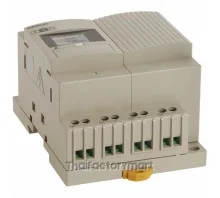 Programmable relay, 24 VDC supply, 6x 24 VDC inputs (2 of which can be 0-10 V analog inputs), 4x transistor outputs