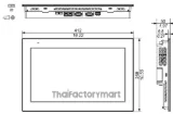 PFXET6700WAD 15.6" Wide TFT Color LCD 1,366 x 768 pixels (FWXGA) 24 Vdc รูปที่ 2