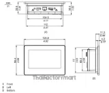 4.3" TFT Color LCD RS-232 DC24V รูปที่ 4
