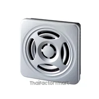 BSV-24P-S75mm sq, slim body, DC12-24V 4-channel annunciator, field programmable w/ MP3 files, 63 sec playback, PNP; Silver