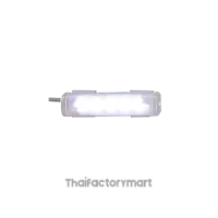 CLA1S-24A-CD-30100mm DC24V LED light bar, IP66, IP67, IP69k, polycarbonate body, Daylight White w/3m cable