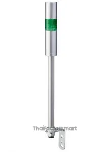LR LED Pre-Configured Beacon Tower With Buzzer, 1 Light Elements, Green, 24 V dc