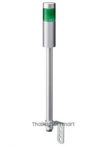 LR LED Pre-Configured Beacon Tower, 1 Light Elements, Green, 24 V dc