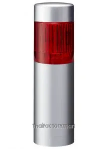 LR LED Pre-Configured Beacon Tower, 1 Light Elements, Red, 24 V dc