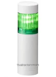 LR LED Pre-Configured Beacon Tower, 1 Light Elements, Green, 24 V dc