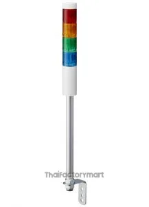 LR LED Pre-Configured Beacon Tower, 4 Light Elements, 24 V dc