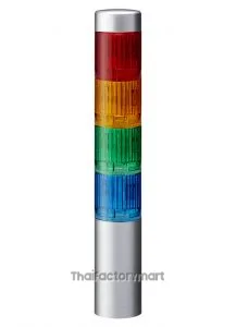 LR LED Pre-Configured Beacon Tower, 4 Light Elements, 24 V dc
