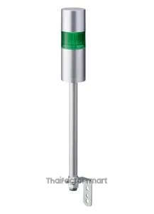 LR LED Pre-Configured Beacon Tower With Buzzer, 1 Light Elements, Green, 24 V dc