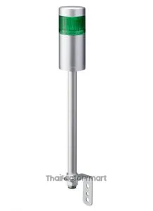 LR LED Pre-Configured Beacon Tower, 1 Light Elements, Green, 24 V dc