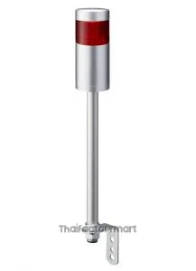 LR LED Pre-Configured Beacon Tower, 1 Light Elements, Red, 24 V dc