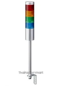 LR LED Pre-Configured Beacon Tower, 4 Light Elements, 24 V dc