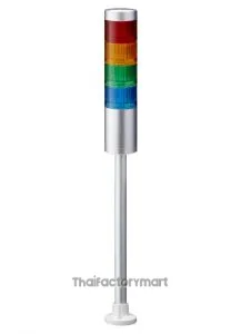 LR LED Pre-Configured Beacon Tower, 4 Light Elements, 24 V dc