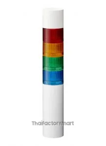 Tower Light, Ø60mm, LED, AC100-240V, Flash/Buzzer
