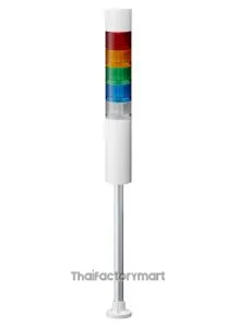 Tower Light, Ø60mm, LED, AC100-240V, Flash/Buzzer