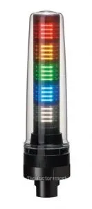 Tower Light Ø70mm, RYGBC, Gray, Steady,
