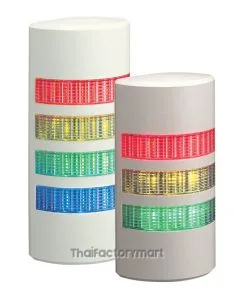 WEP LED Beacon Tower with Buzzer, 4 Light Elements, Red/Green/Amber/Blue, 24 V ac/dc