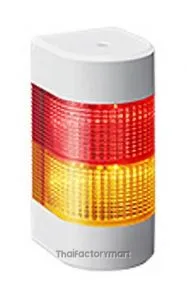 Tower Light, Wall Mount, R/Y, 24VDC, 80mm,