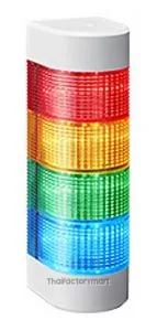 Tower Light, Wall Mnt, R/Y/G/B, 100-240VAC, 80mm,