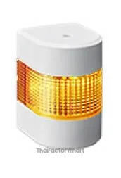 Tower Light, Wall Mount, Yellow, 100-240VAC, 80mm,
