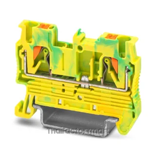 Phoenix Contact PT 2,5-PE Protective conductor terminal block (3209536), 2.5 mm², Push-in connection, Green-Yellow