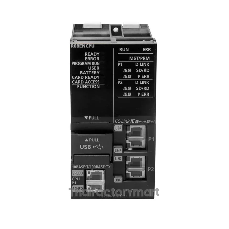 Mitsubishi MELSEC iQ-R R04ENCPU PLC CPU Module, 40K Steps, Ethernet and CC-Link IE รูปที่ 2