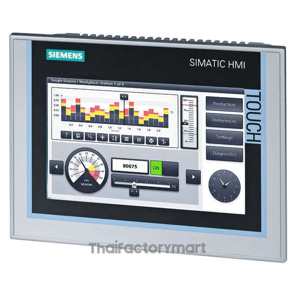 Touch Panel 9" 800 x 480 IP65/IP20 TP900 Comfort รูปที่ 2