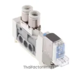 SMC SY3000 5/2 Solenoid/Pilot DIN Rail Pneumatic Control Valve, 196nl/min photo 1