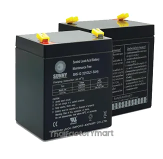 แบตเตอรี่แห้ง Sunny รุ่น SN 5 - 12, ขนาด 12V-5AH. รูปที่ 2