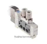 SMC SY3000 5/2 Solenoid/Pilot DIN Rail Pneumatic Control Valve, 196nl/min photo 2