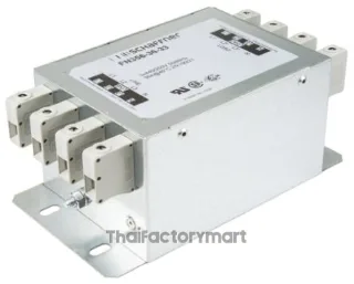 Schaffner FN 356 Series 36A 3 x 440/250 V ac 60Hz Chassis Mount RFI Filter, with Terminal Block Terminals