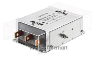 Schaffner FN3270 Series 20A 3 x 520/300 V ac 0 - 60Hz Chassis Mount EMI Filter, with Terminal Block Terminals