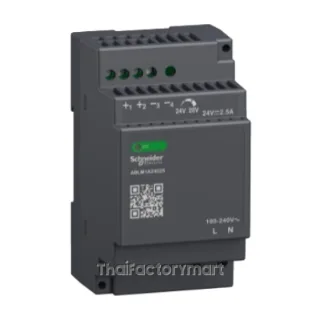 Regulated Power Supply, 100-240V AC, 24V 2.5 A, single phase, Modular