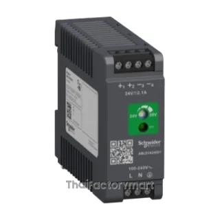 Regulated Power Supply, 100-240V AC, 24V 2.1 A, single phase, Optimized