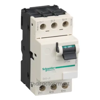 Schneider GV2LE22 Motor Circuit Breaker, TeSys Deca 3P, 25 A, Magnetic, Toggle Control