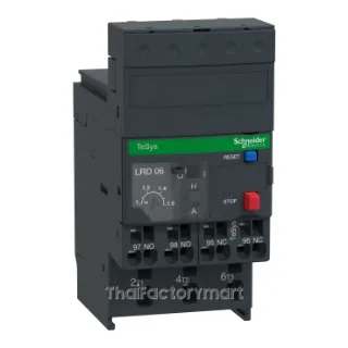 Schneider TeSys D Thermal Overload Relay LRD063, 1-1.6A, class 10A, 1NO+1NC, spring terminals