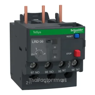Schneider TeSys D Thermal Overload Relay LRD08L, 2.5-4A, class 20, 1NO+1NC, screw clamp