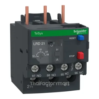 Schneider TeSys D Thermal Overload Relay LRD216T, 12-18A, class 10A, 1NO+1NC, lugs