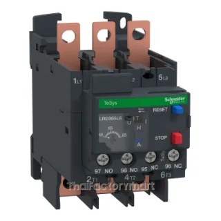 Schneider TeSys D EverLink Thermal Overload Relay LRD365L6, 48-65A, class 20, 1NO+1NC, EverLink lugs