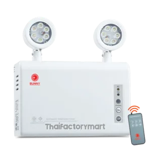 SUNNY SMART Emergency Light โคมไฟฉุกเฉิน รุ่น TM606-03 LED 6W สำรองไฟได้ถึง 3 ชม.| ตั้งเวลาได้ถึง 12 ชม