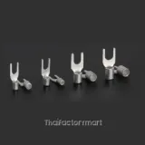 TLUG Y1.5-5S Bare Spade Terminal (Y Type), 1.5 mm² Wire, Screw Ø5.3 mm, ETP-Copper Tin Plated photo 1