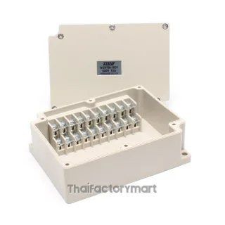 BOXTM-1001 : Box Terminal 10 Poles AC/DC 600V 15A IP65 - Togi / Toyogiken