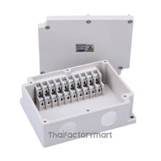 BOXTM-1002 : Box Terminal 10 Poles AC/DC 600V 15A IP65 - Togi / Toyogiken