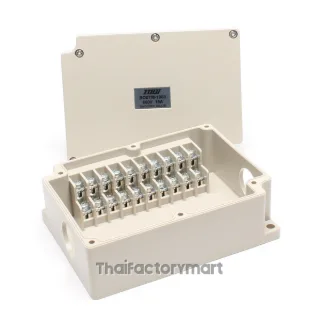BOXTM-1003 : Box Terminal 10 Poles AC/DC 600V 15A IP65 - Togi / Toyogiken