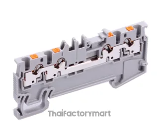 Terminal Block 4mm 4P 30A Grey