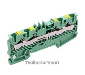 Terminal Block 4mm 4P Green