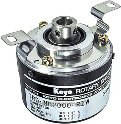 Koyo Encoder, Incremental, Medium Duty, 200 Pulses per Revolution, 8mm Hollow Shaft, 50mm Diameter Body, 5-30VDC, Push-Pull (Totem Pole), IP50 (Dust Proof), 0.5 meter Cable, Tinned Ends รูปที่ 2