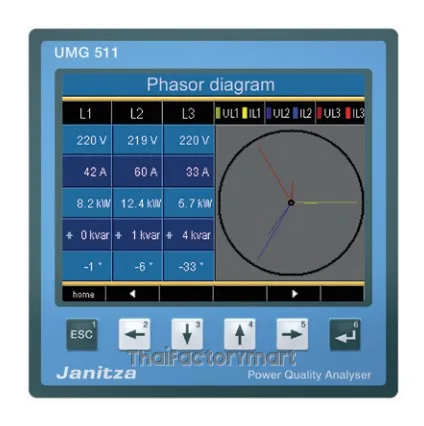 Janitza meter Zero Export Digital Meter Janitza UMG511 Graphic Display photo 2
